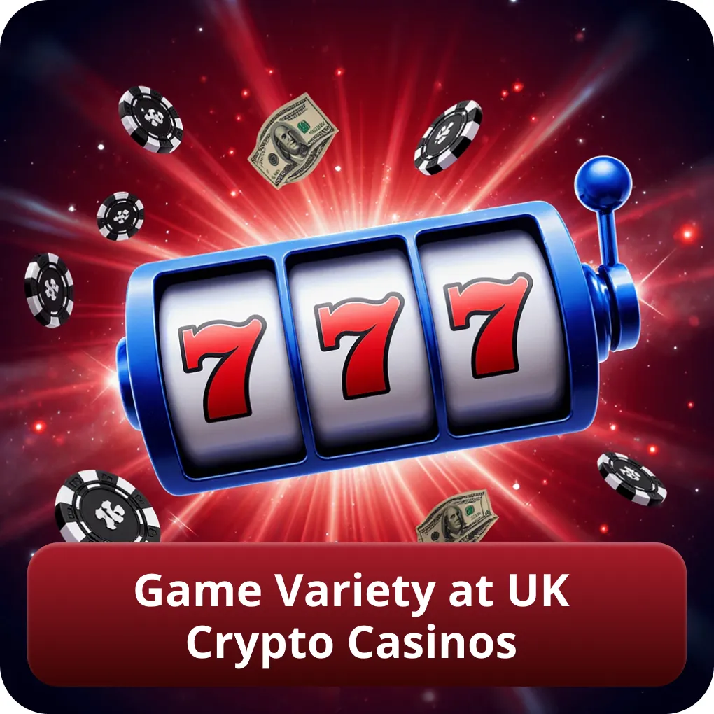 Game Variety at UK Crypto Casinos